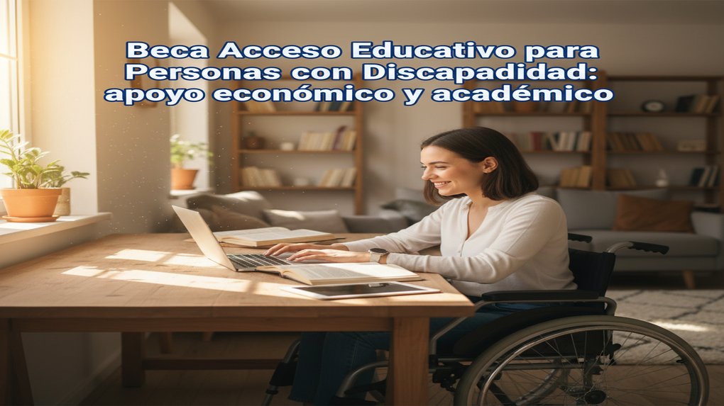 Beca Acceso Educativo para Personas con Discapacidad: apoyo económico y académico
