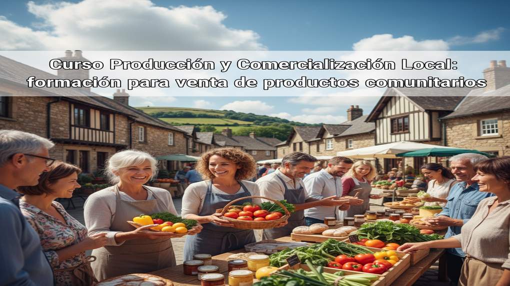 Curso Producción y Comercialización Local: formación para venta de productos comunitarios