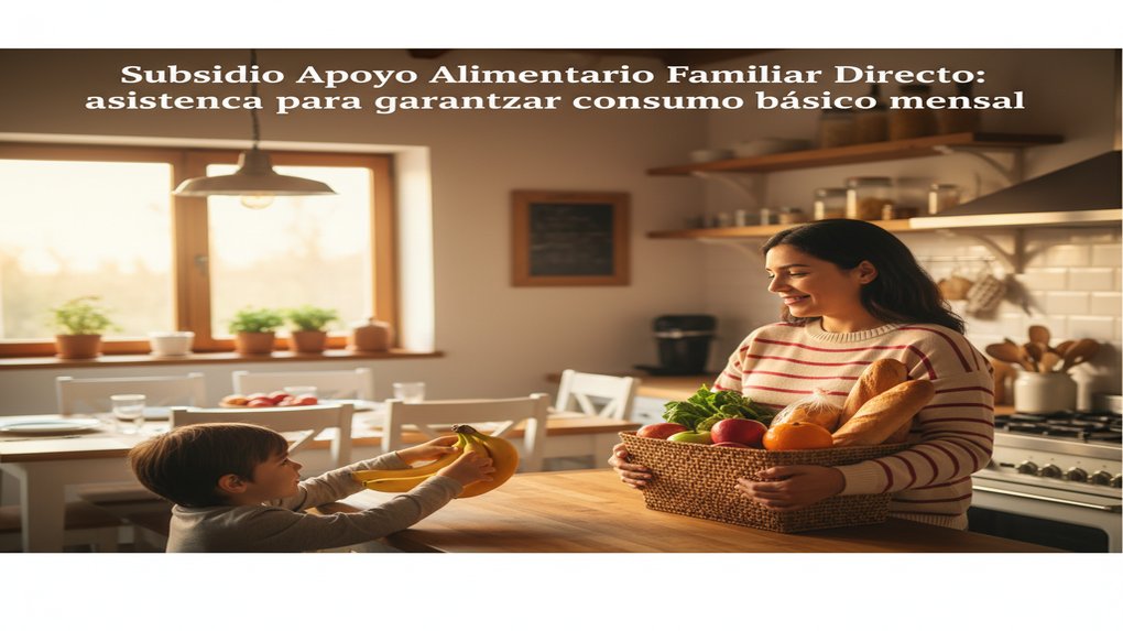 Subsidio Apoyo Alimentario Familiar Directo: asistencia para garantizar consumo básico mensual