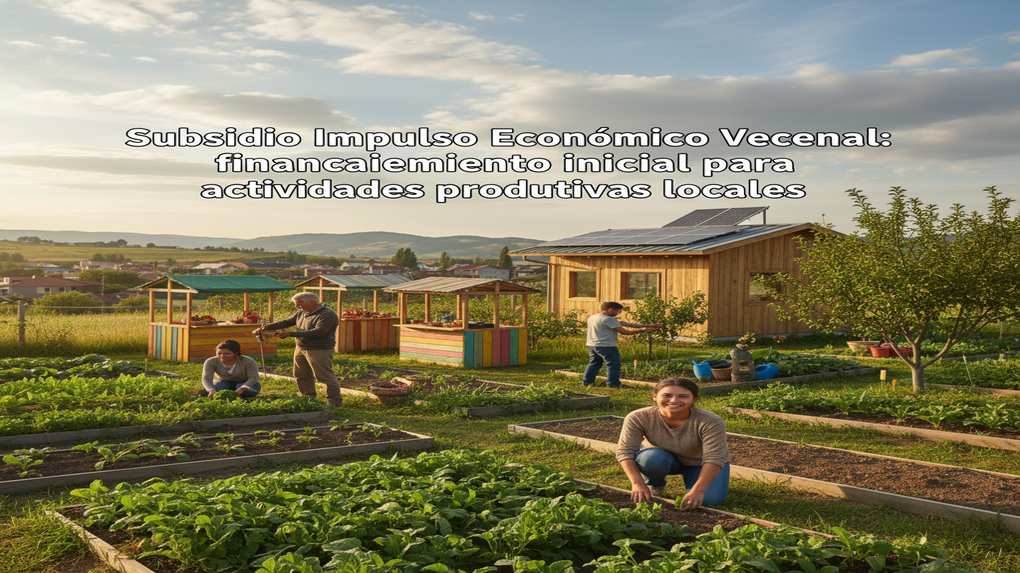 Subsidio Impulso Económico Vecinal: financiamiento inicial para actividades productivas locales